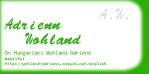 adrienn wohland business card